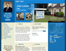 Tablet Screenshot of johnlenkersellshomes.com